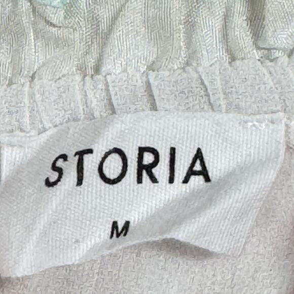 Storia Pastel Gingham Rainbow Midi Dress Size Medium Tired Ruffle - Picture 6 of 9